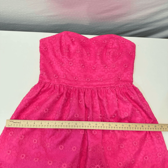 Lilly Pulitzer Payton Women’s Strapless Corset Dress Size 10 Pink Sweetheart - Picture 9 of 12